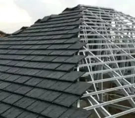 Renovasi rumah ganti atap baja ringan terpasang