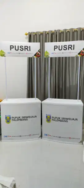 Meja pameran, booth bazaar, event desk . Ready stok Palembang