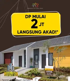 DP 2jt Rumah Keren 2 Menit ke Stasiun Maja at Permata Mutiara Maja