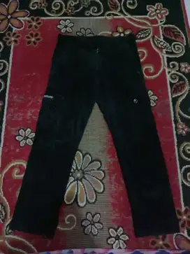 celana cargo bahan corduroy
