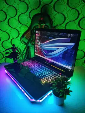 LAPTOP ASUS ROG SCAR RAM 16GB SSD+ HDD DUAL VGA siap pake COD