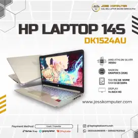 Laptop HP 14s-DK1524AU AMD Athlon Silver 3050U Ram 8GB