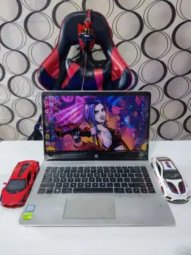 LAPTOP SUPERSLIM HP RAM 8GB SSD 256GB DUAL VGA core i7 siap pake Cod