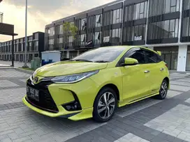YARIS S TRD 2021 LIME Km 27rb PAJAK PANJANG TANGAN PERTAMA SIAP PAKAI