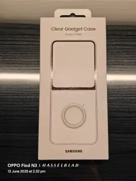 Samsung Z Flip 5 Clear Ring Case Ori