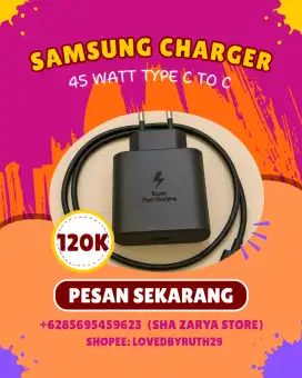 NEW SAMSUNG GALAXY CHARGER 45 WATT type C to C