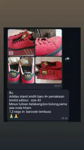 sepatu adidas stand smith limited edition