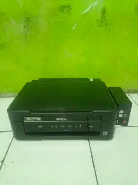Printer epson l355 wifi print scan copy second hasil nozzle full
