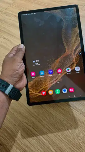 Samsung Tab S8+ 5g 8/256 Fullset mulus No S-pen bisa tt handphone