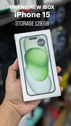 iPhone 15 128 GB BARU IBOX