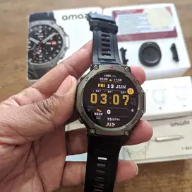 Amazfit T-Rex Trex 3 Black fullset mulus garansi februari 2026