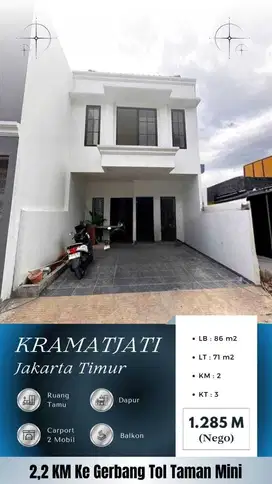 Hunian Bergaya American Classic Di Kramatjati - Jakarta Timur