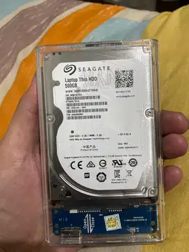 Hdd eksternal / laptop 500gb seagate