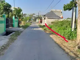 Tanah sangat strategis pinggir jalan utama aspal jln kabupaten