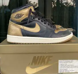 Air Jordan 1 High Gold Toe Original
