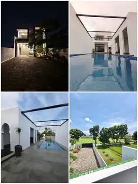 Rumah mewah dengan kolam renang godean nyaman sekali