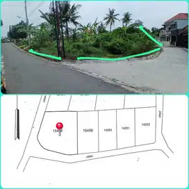 Tanah sangat strategis ambarketawang gamping jln aspal