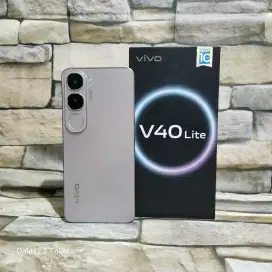 Vivo V40 Lite 4G 8/256 Fulset segel mulus 98% Garansi panjang