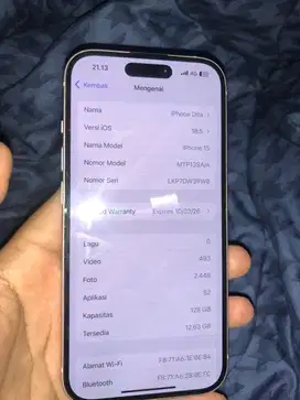 WTS, IPhone 15 Pink (128GB)