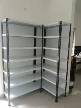RAK BESI SIKU LUBANG SIAP KIRIM DAN COD