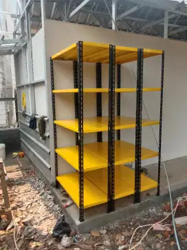 RAK BESI SIKU LUBANG SIAP KIRIM DAN COD