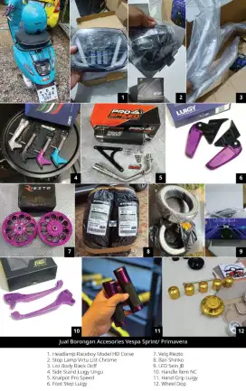 Jual borongan akseoris vesva s sprin