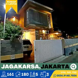 Rumah dijual Murah 2 Lt. Jagakarsa, Jakarta Selatan 5 Menit Tol Andara