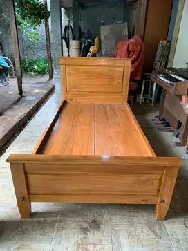 FLASH SALE TEMPAT TIDUR KAYU FULL JATI