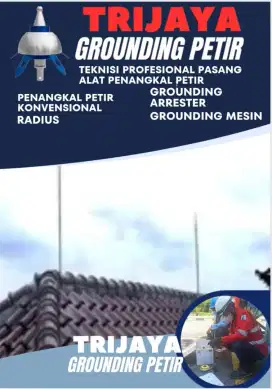Agen layanan pasang alat penambah petir jasa grounding mesin