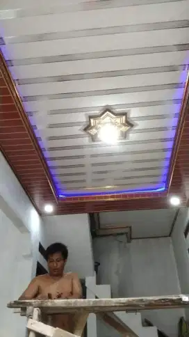 Plafon pvc dan baja ringan