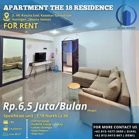 Apartemen The 18 Residence Rasuna, 1 Br, Furnished, Siap Huni