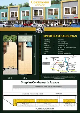 Ruko baru pasar Kemis puri jaya DP.cicil 18x murah
