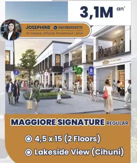 Dijual Ruko Gading Serpong 2 Lantai Hadap Jalan Raya Maggiore