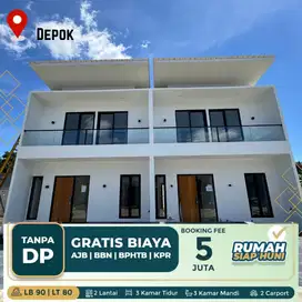 Rumah mewah di depok, tanah luas, harga murah, siap huni