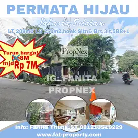 Dijual rumah mewah di Permata Hijau,JakSel LT208m2 LB250m2