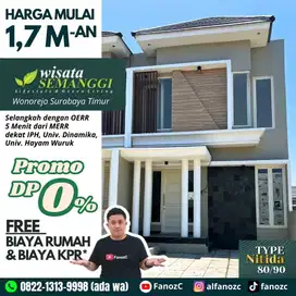 jual rumah surabaya, wisata semanggi surabaya, rumah baru 2 lantai,