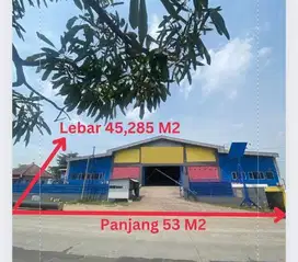 Gudang Siap Pakai di Jalan Interchange Karawang Barat