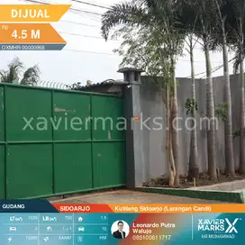 Tanah Bangunan Komersil Jalan Kutilang Larangan Candi sidoarjo 1.039m2