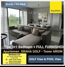 Apartemen Graha Golf Arion 3+1 BR Graha Family Full Furnish GOLF view