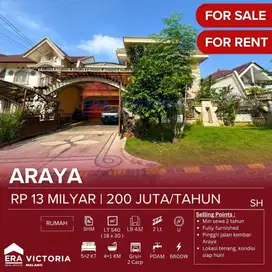Rumah siap huni 2 lantai di kawasan Jalan Kembar Araya, Malang