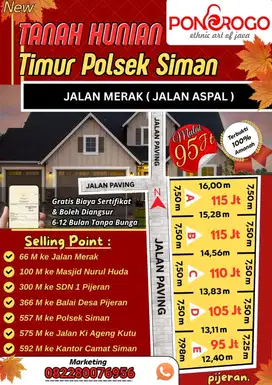 TANAH KAVLING TIMUR POLSEK SIMAN