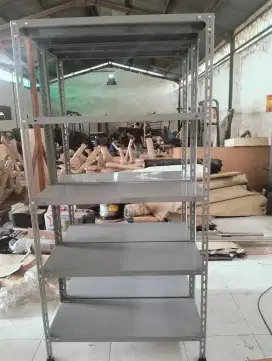 Rak siku besi 5 susun serbaguna