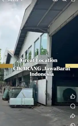 Di Jual Take Over Pabrik Kaca Aktif Cikarang