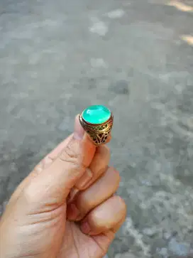 Batu bacan ring perak Murah
