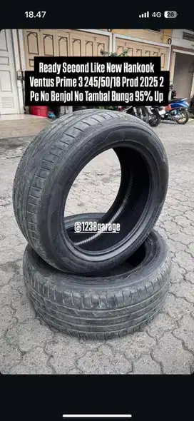 Hankook ventus prime 3 Uk 245/50/R18