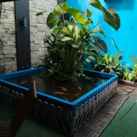 Kolam fiber 2 x 2 meter tinggi 50 cm