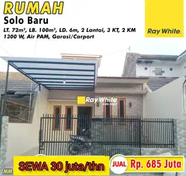 rumah sewa Gedangan dekat solobaru