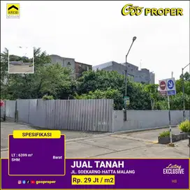 TANAH MURAH DEKAT KAMPUS BRAWIJAYA MALANG