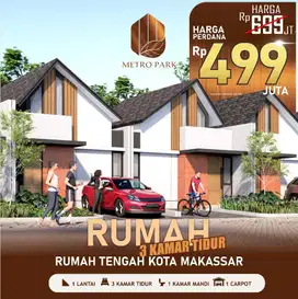 DISKON DARI 700JT KE 499JT RUMAH 3 KAMAR DEPAN SEMERU PERINTIS