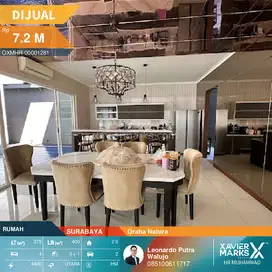 Rumah Graha Natura Surabaya Barat lebar 15x25 meter ada kolam renang